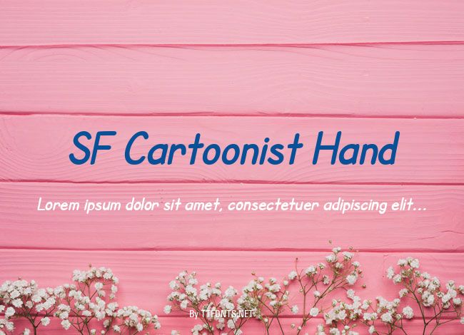 SF Cartoonist Hand example