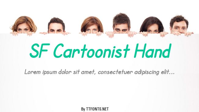 SF Cartoonist Hand example