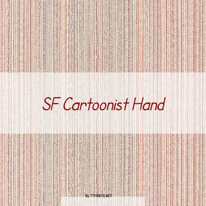 SF Cartoonist Hand example