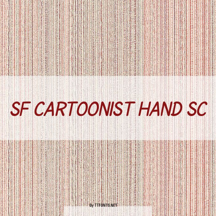 SF Cartoonist Hand SC example