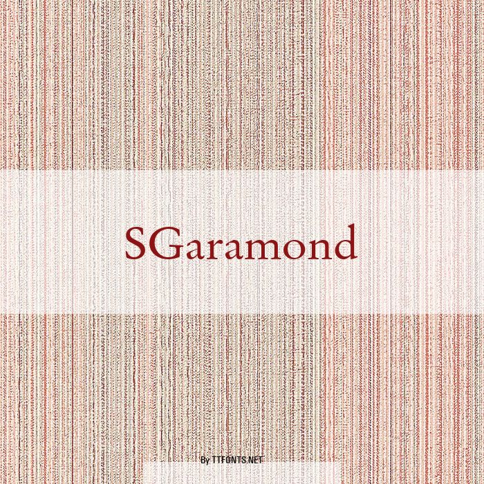 SGaramond example