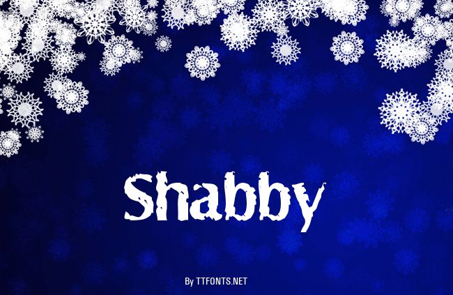 Shabby example