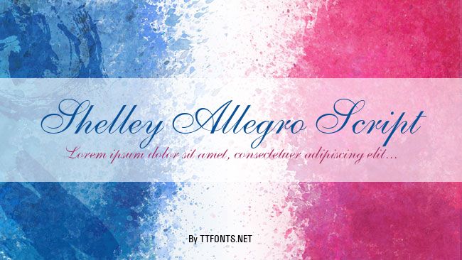 Shelley Allegro Script example