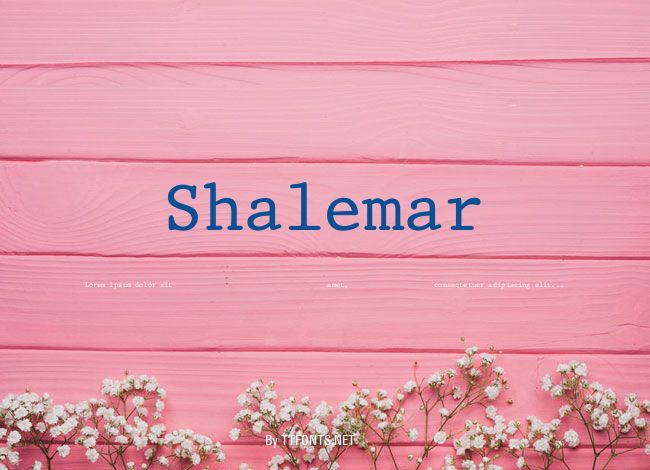 Shalemar example