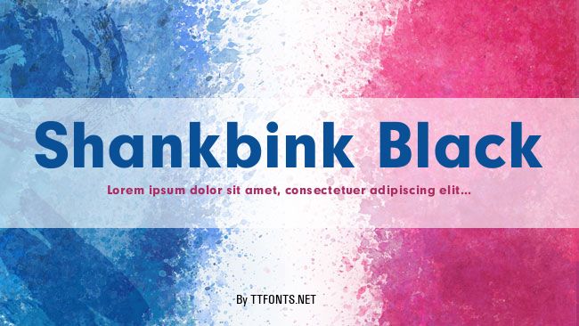 Shankbink Black example