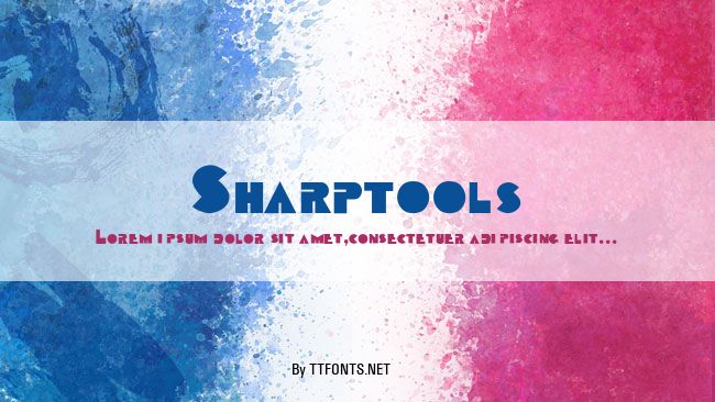 Sharptools example
