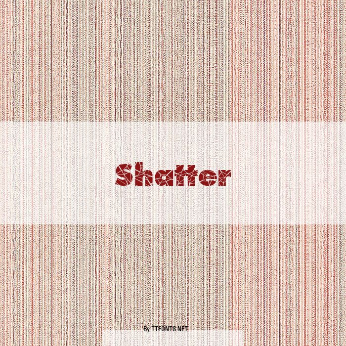 Shatter example