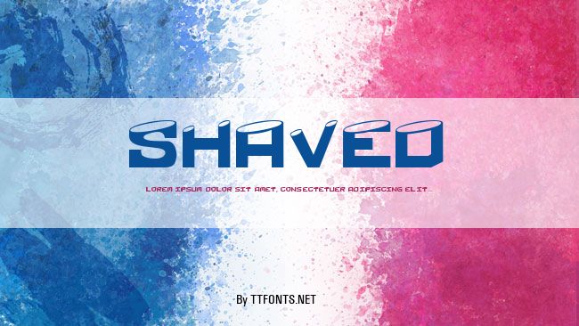 Shaved example
