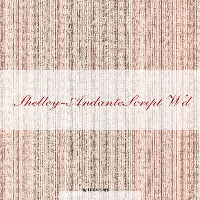 Shelley-AndanteScript Wd example