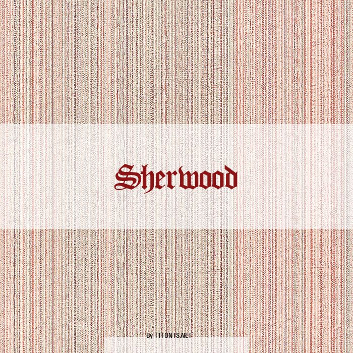 Sherwood example