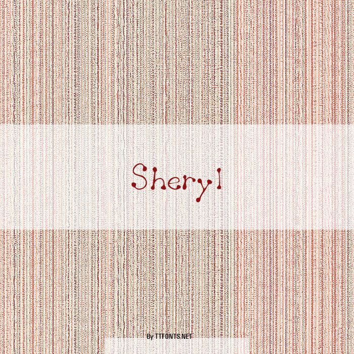 Sheryl example