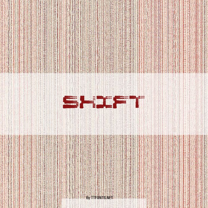 Shift example