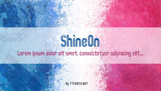 ShineOn example