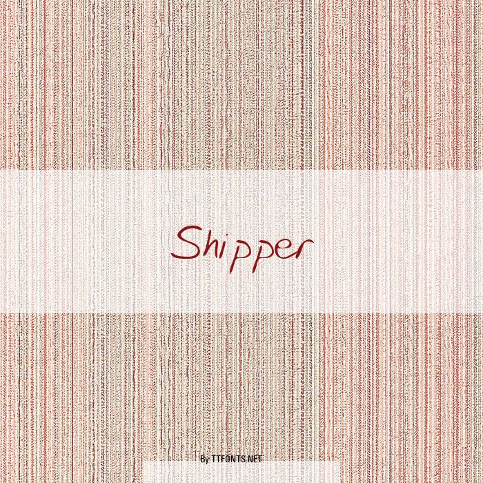 Shipper example