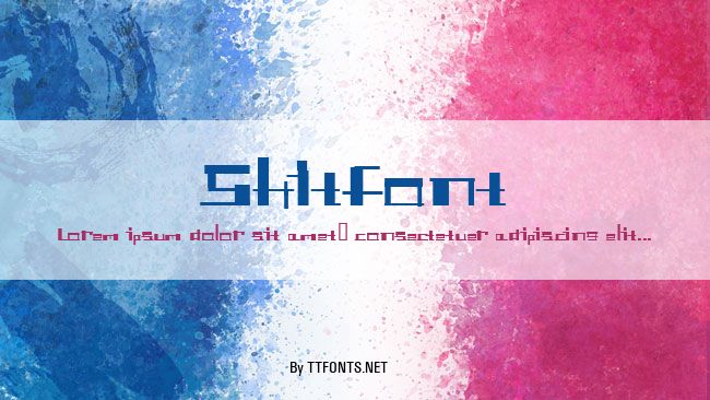 Shitfont example