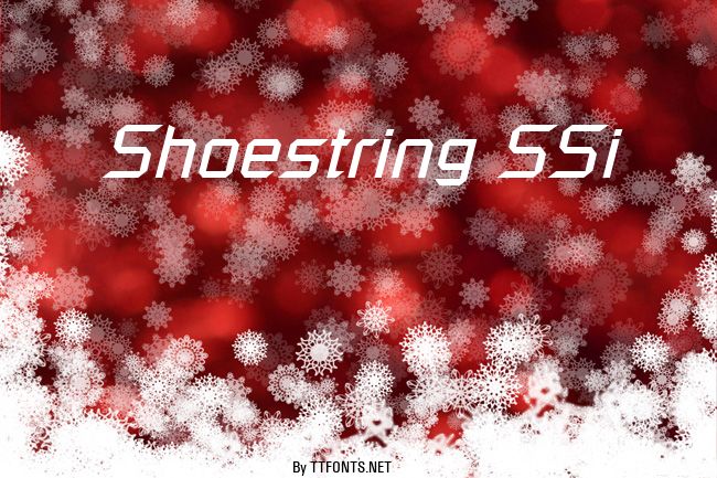 Shoestring SSi example