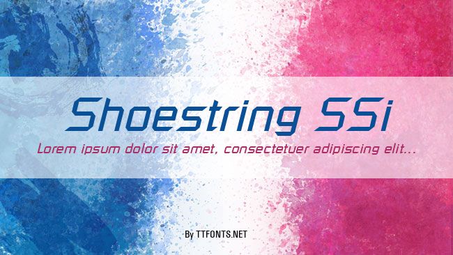 Shoestring SSi example
