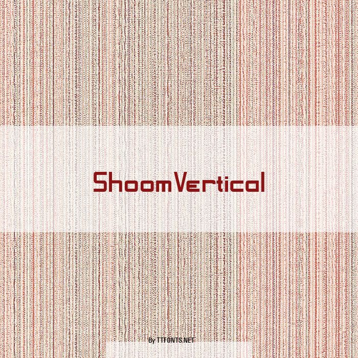 ShoomVertical example