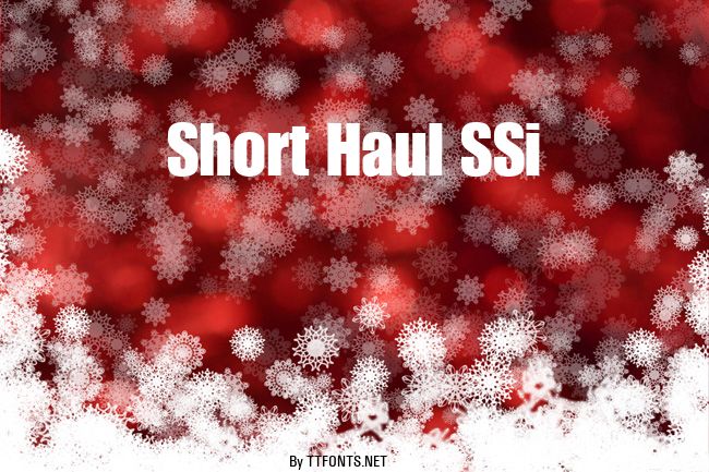 Short Haul SSi example