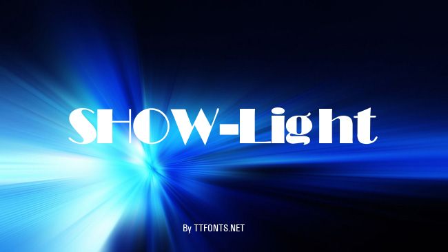 SHOW-Light example