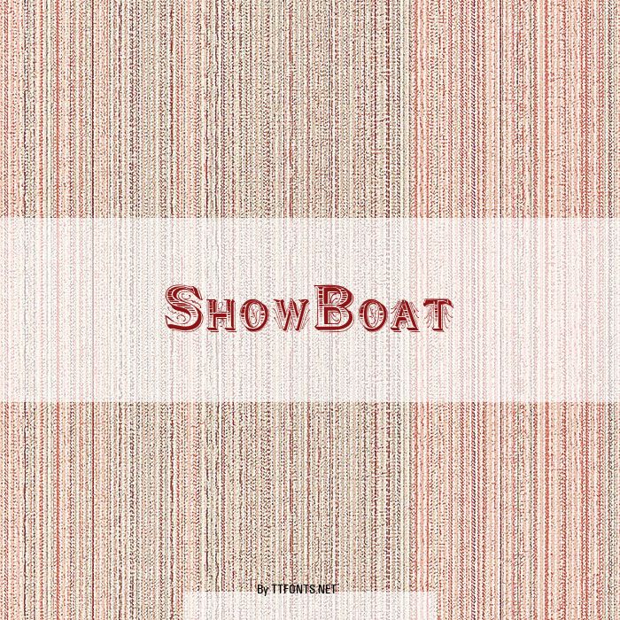 ShowBoat example