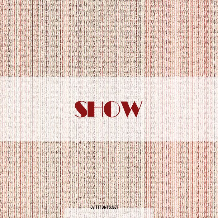 SHOW example