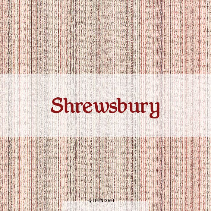 Shrewsbury example