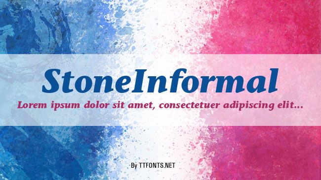 StoneInformal example