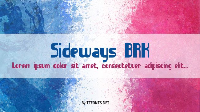 Sideways BRK example