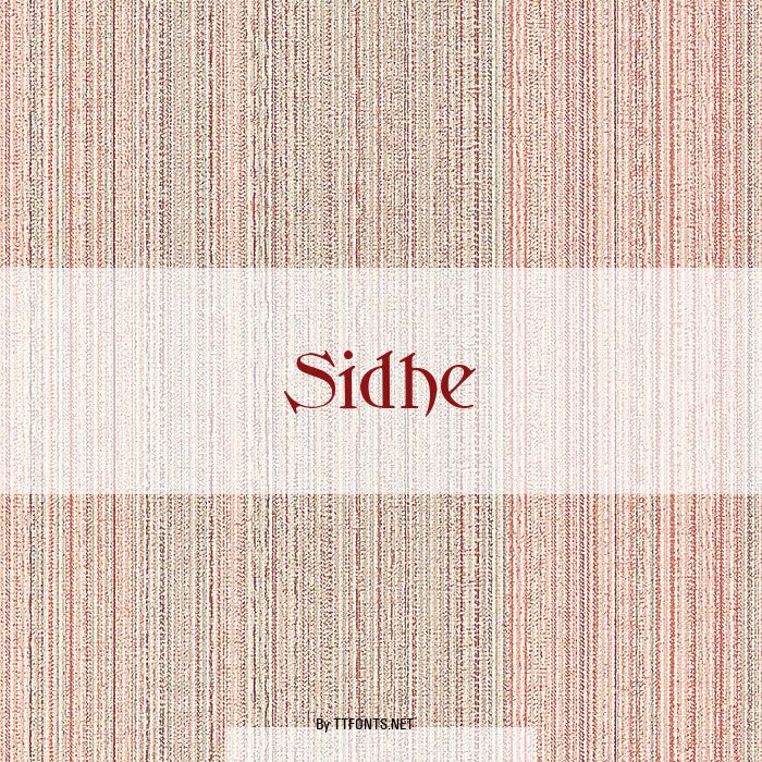 Sidhe example