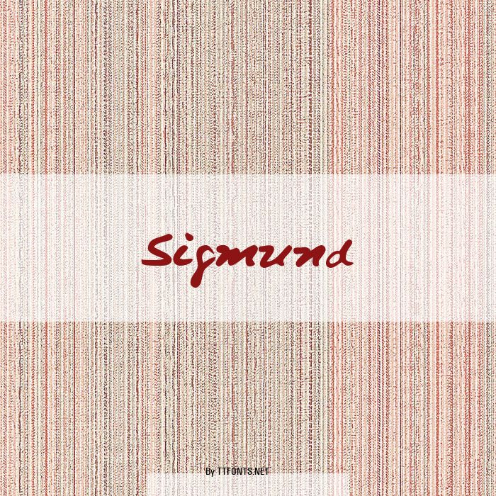 Sigmund example