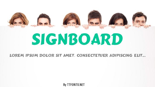 Signboard example