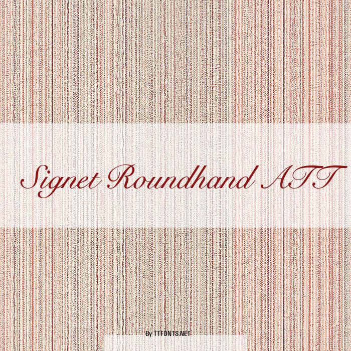 Signet Roundhand ATT example