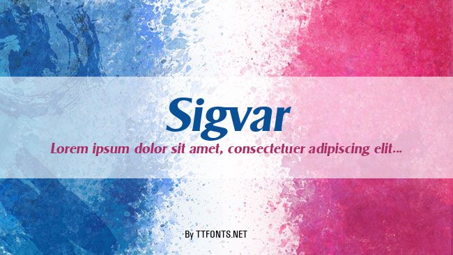 Sigvar example