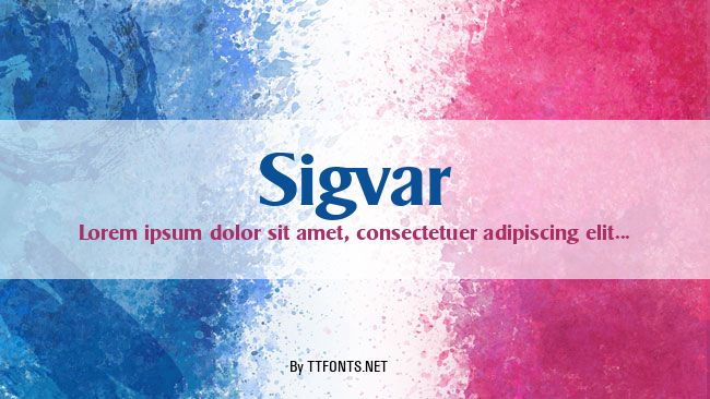 Sigvar example