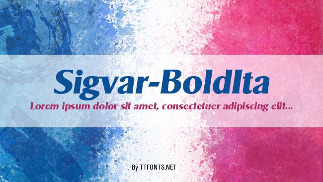 Sigvar-BoldIta example