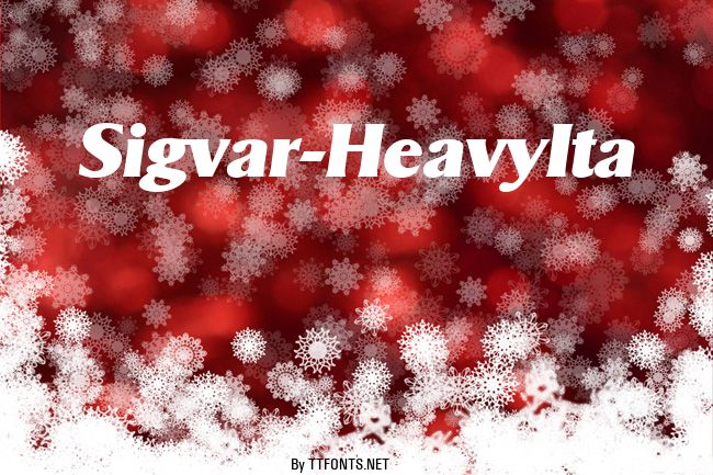 Sigvar-HeavyIta example