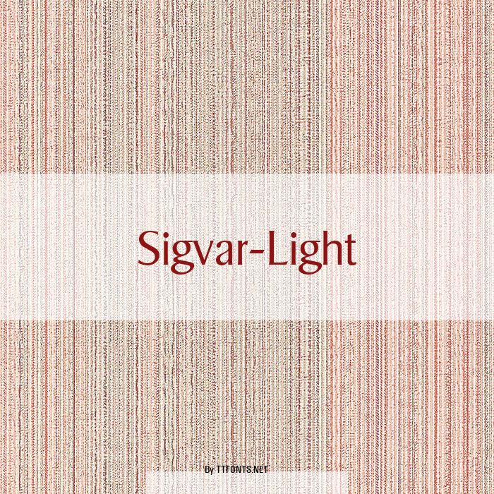 Sigvar-Light example