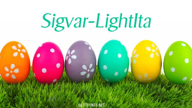 Sigvar-LightIta example