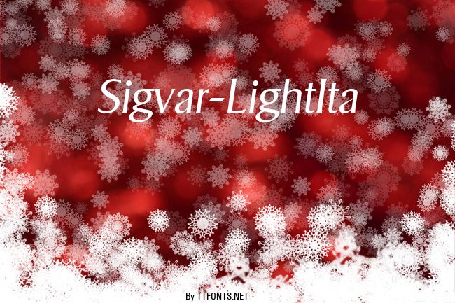 Sigvar-LightIta example