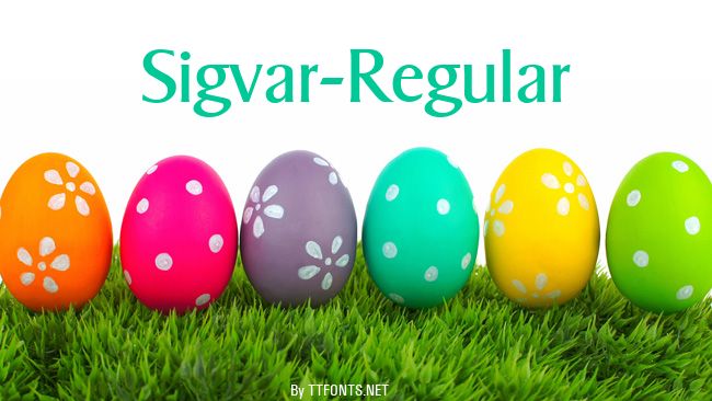 Sigvar-Regular example