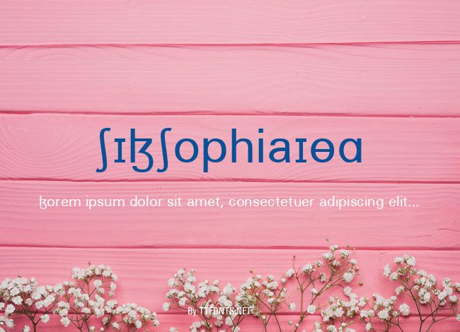 SILSophiaIPA example