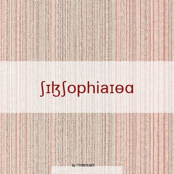 SILSophiaIPA example