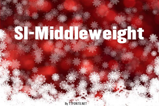 SI-Middleweight example