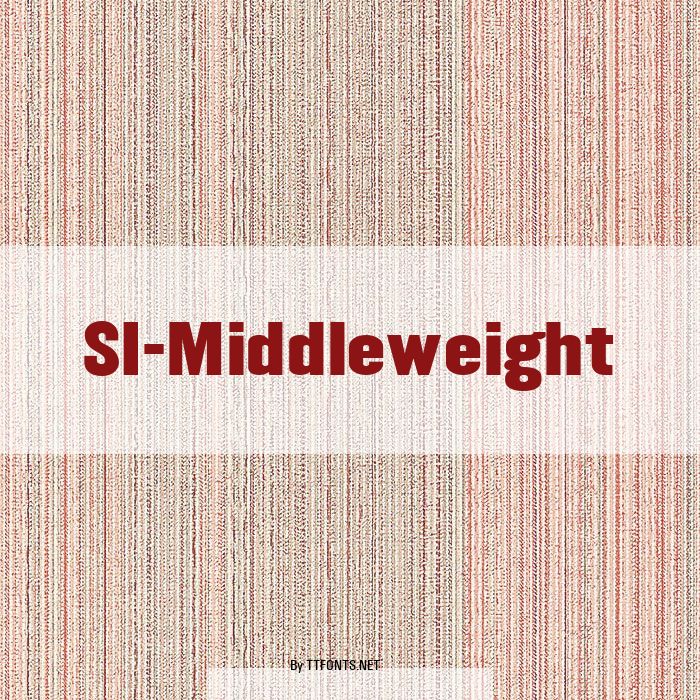 SI-Middleweight example
