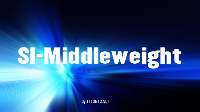 SI-Middleweight example