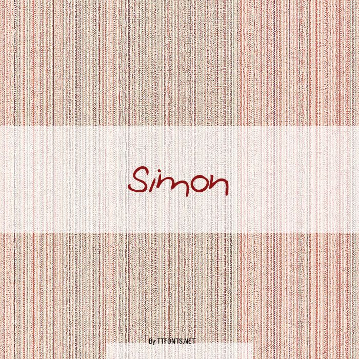 Simon example