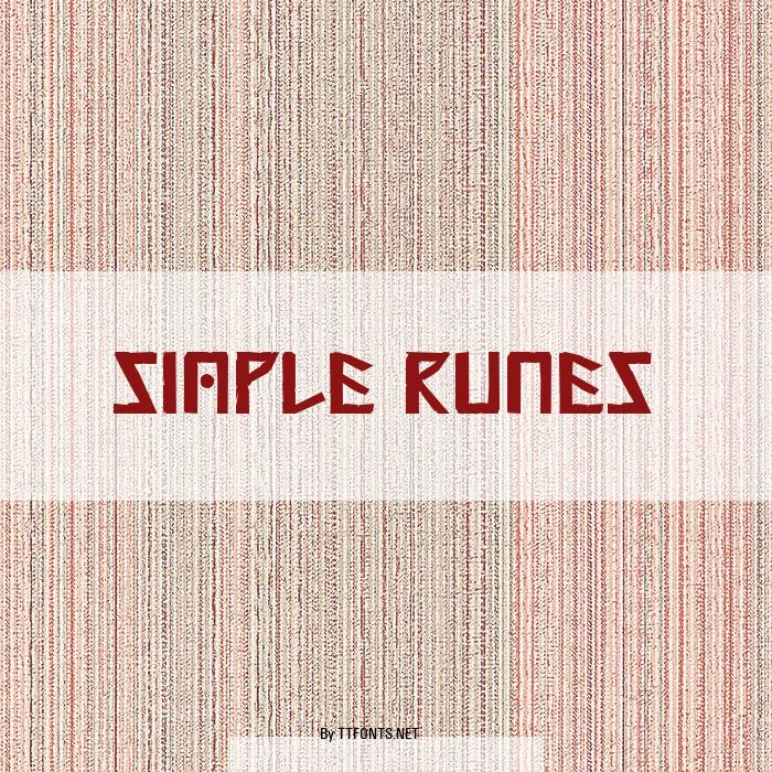Simple Runes example