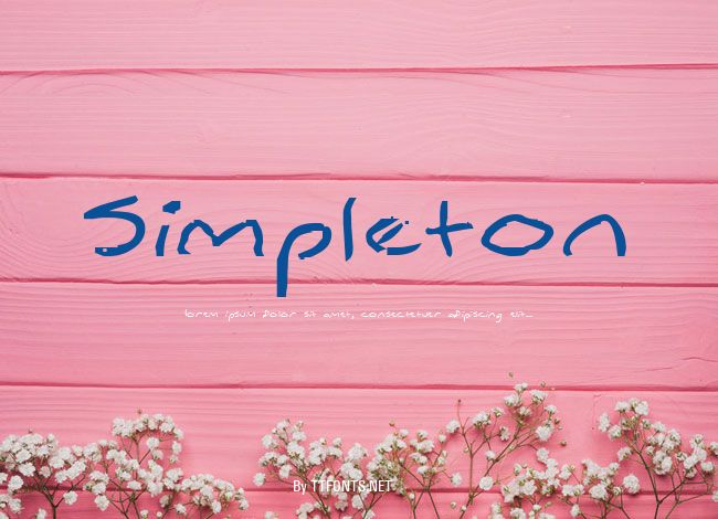 Simpleton example