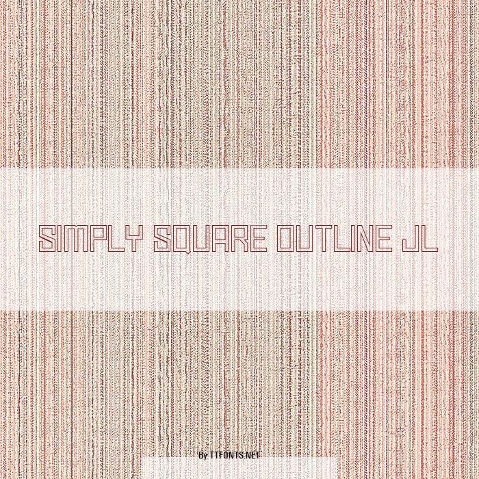 Simply Square Outline JL example